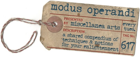 modus operandi - every tuesday